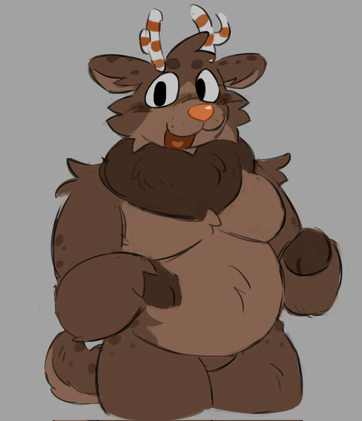 Rudie || Your Chubby Reindeer Roommate  ||