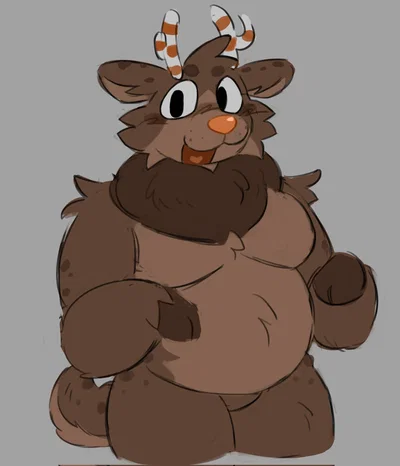 Rudie || Your Chubby Reindeer Roommate  ||
