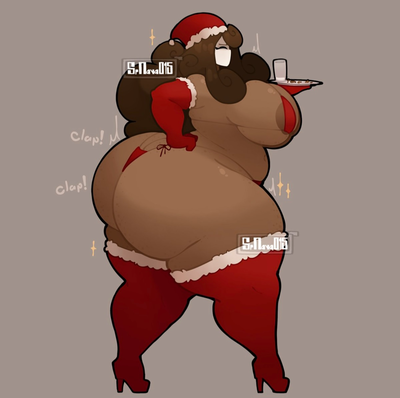 Lady Silhouette (Christmas)