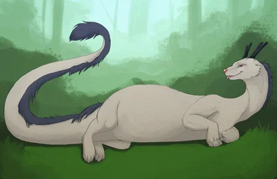 Vanilla the Cat-Dragon