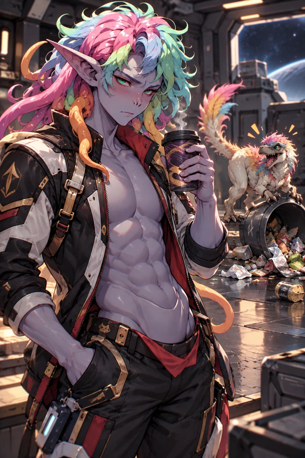 Peculiar pit stop