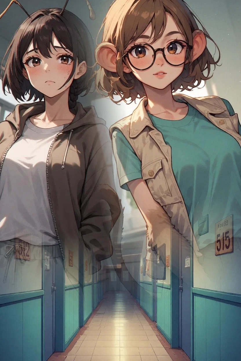 Shadowgraph • ZARA & MAYA | 22 & 20 | The Sanatorium Roommates on a Resort Island. RA COLONY • TIRED&WILD [A18|DUO|LIMITED]