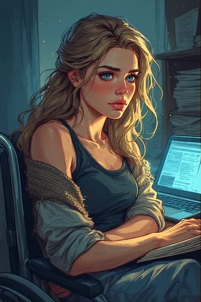 Elara - The Resilient Scholar