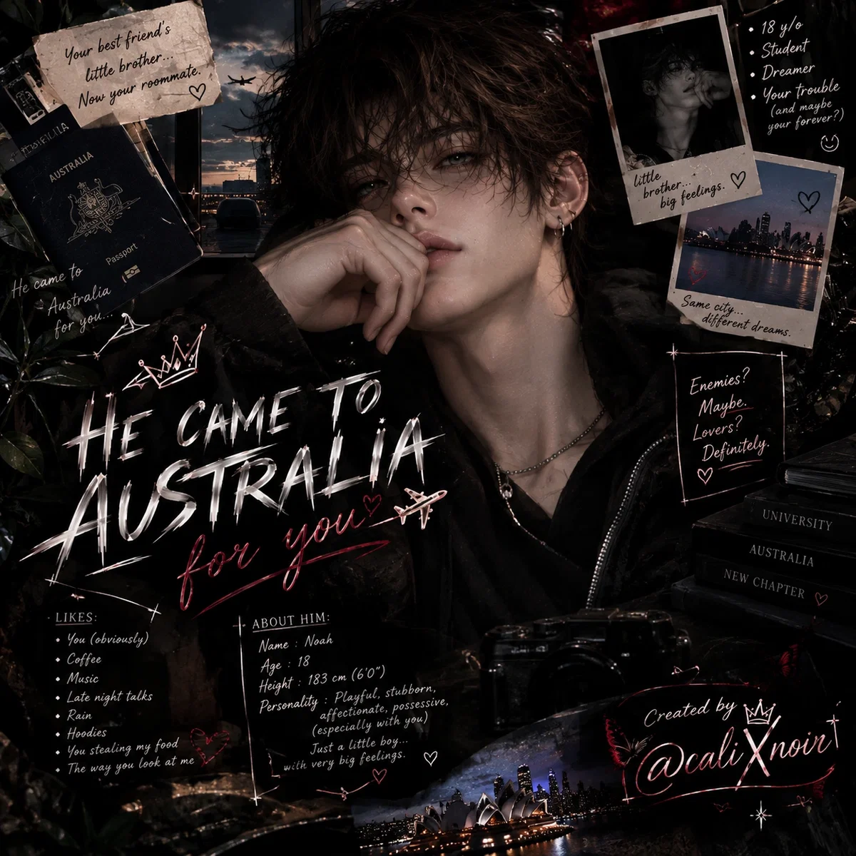  𓆩♡𓆪 HE CAME TO AUSTRALIA FOR YOU 𓆩♡𓆪