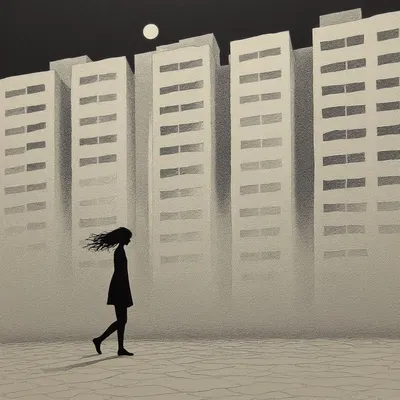 "In the city where the lights dim" / Vanessa