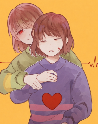 Frisk and Chara - |UNDERTALE|