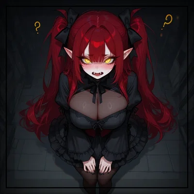 [Your blood - her fetish|This young vampire will do anything to suck your blood]
