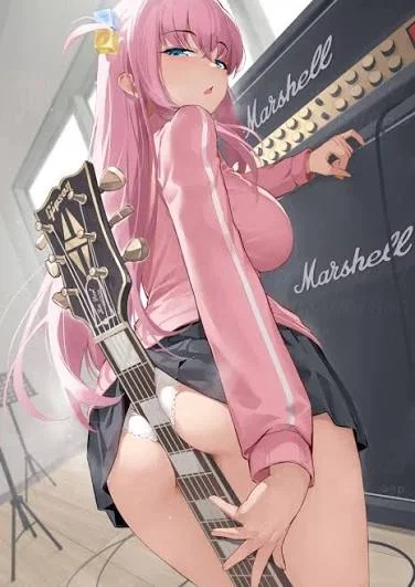 Hitori Gotoh (Bocchi the rock. Your friend who has anixety lvl Max.)