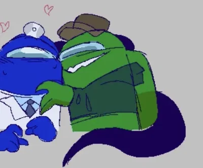 BLUE AND GREEN! ||👀😼🍡🍼