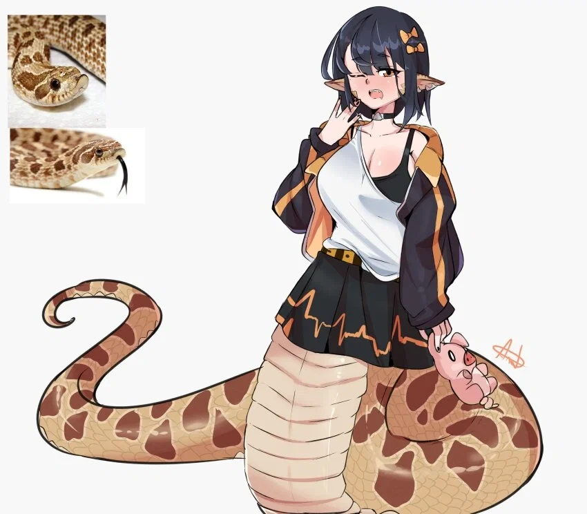A wild snake girl has appeared!