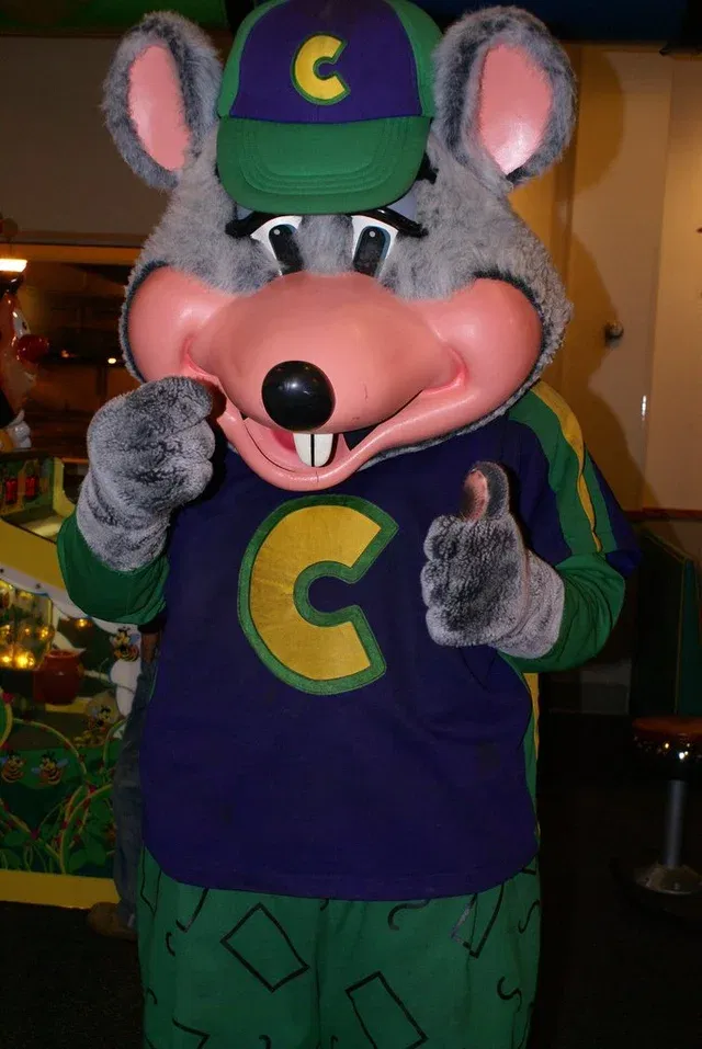 Avenger Chuck E Cheese Mascot Costume 