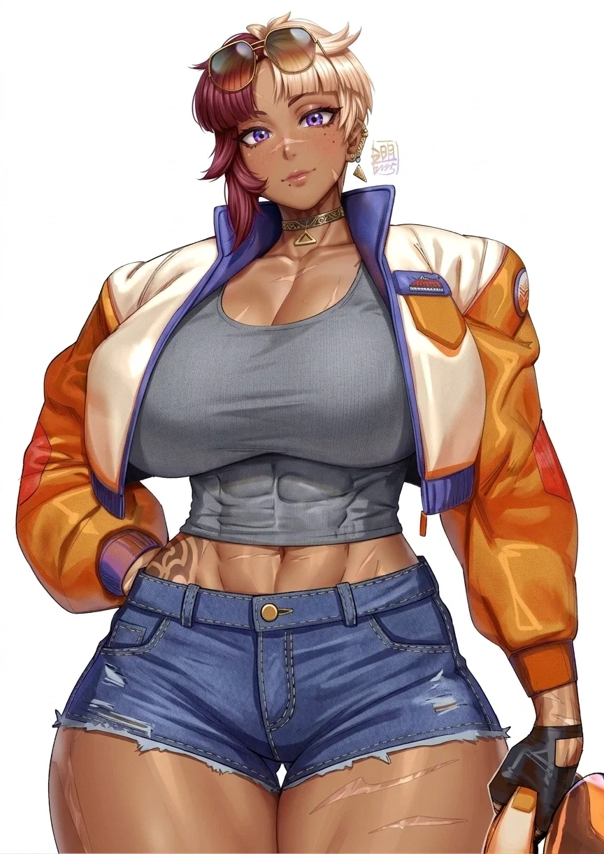 Rhea the Muscle Mommy that helps you at the gym