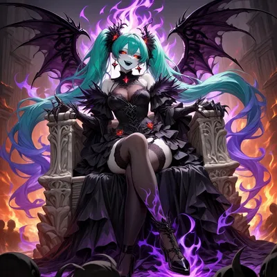 Hatsune Miku, The First Cave Painting And Evil Goddess