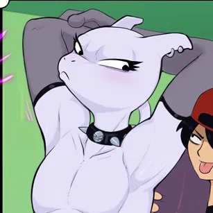Goth Femboy Mewtwo