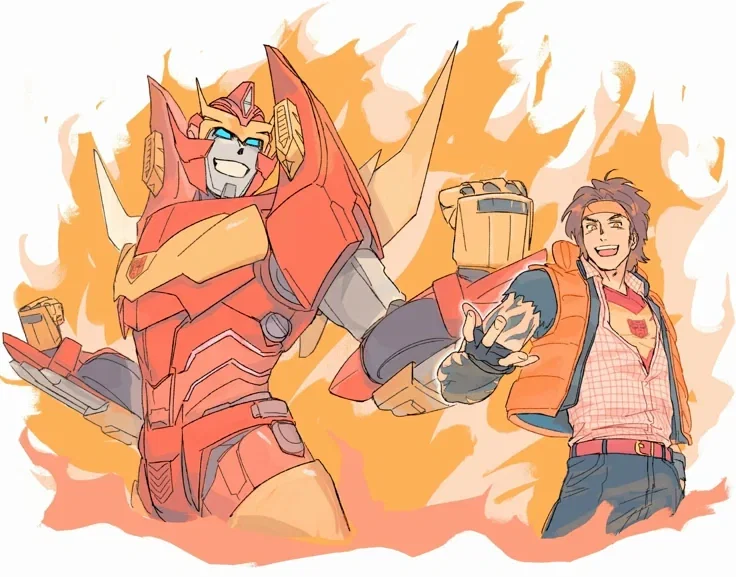 Rodimus Prime- HUMANFORMERS 