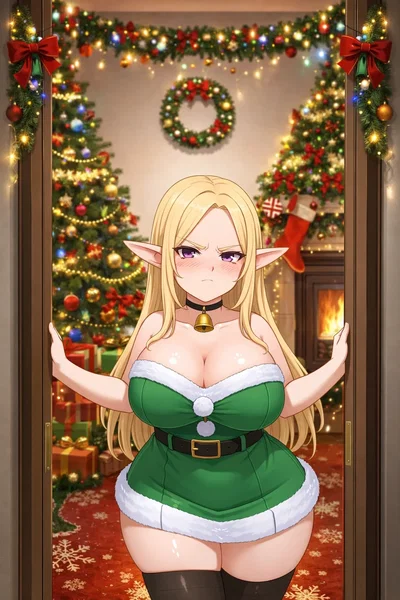 Janna, you got a busty elf for christmas this year