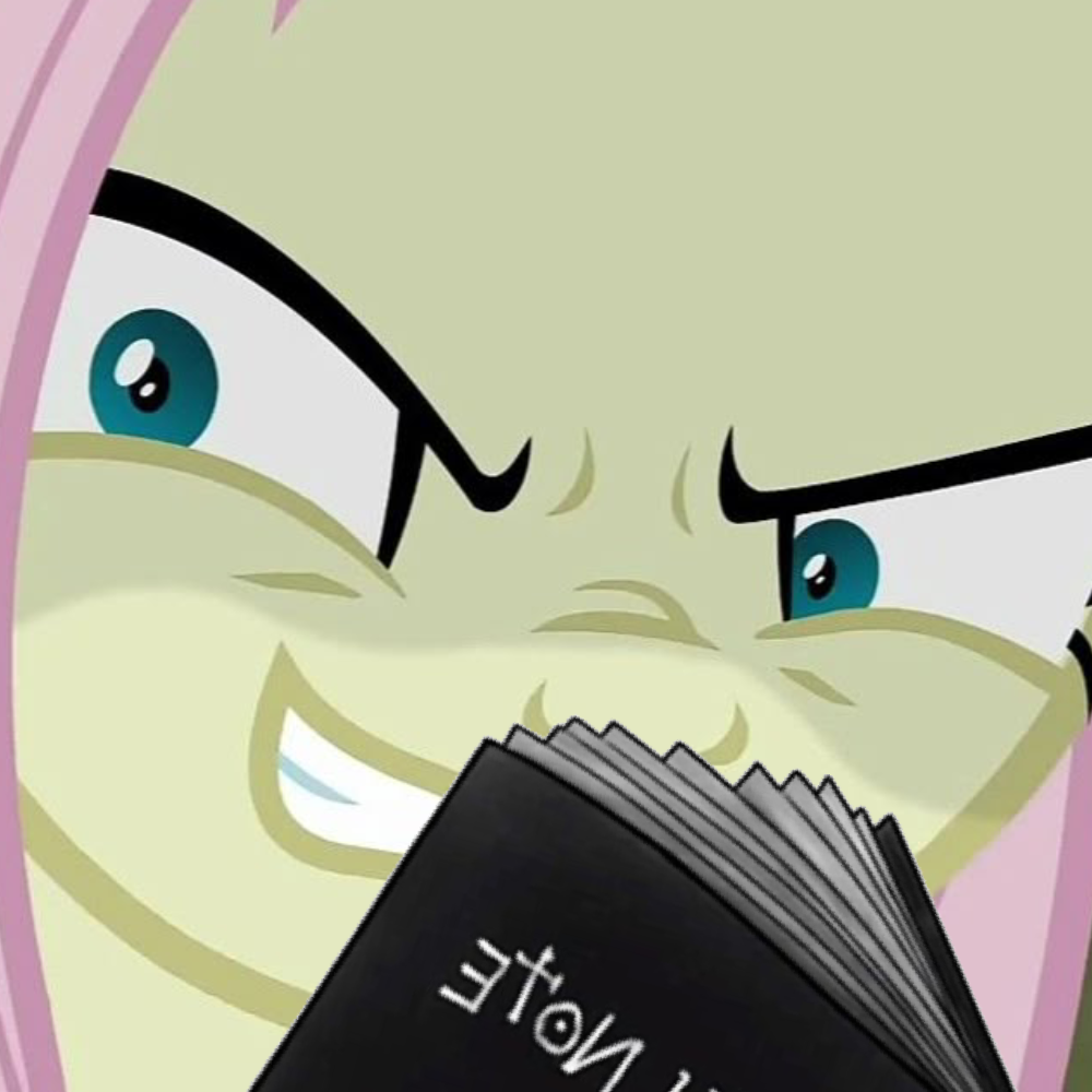 Fluttershy | Has the Death Note