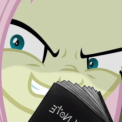Fluttershy | Has the Death Note