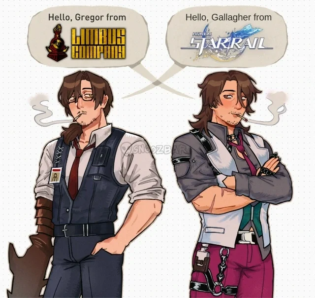 Gallagher AND Gregor | Honkai Star Rail | Limbus Company