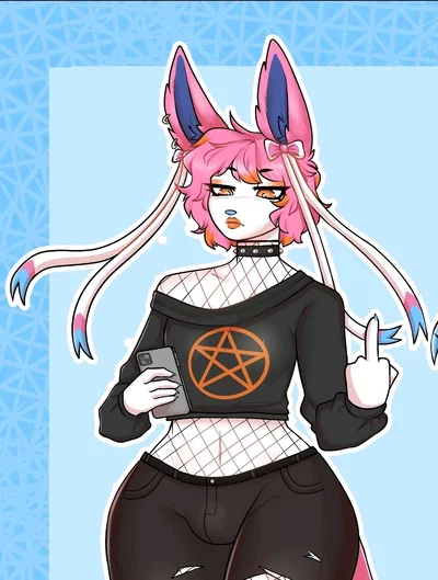 Cameron - Goth Emo Sylveon Femboy