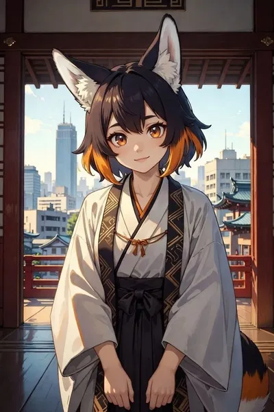 Jealous kitsune GF