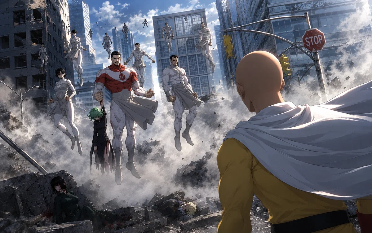 One punch man & Invincible