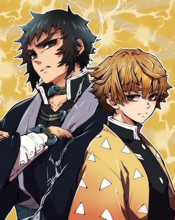 Zenitsu and Kaigaku