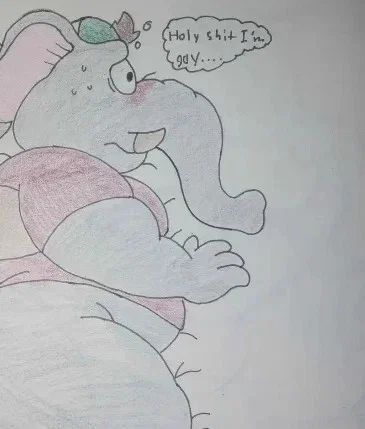Landon the closeted elephant 