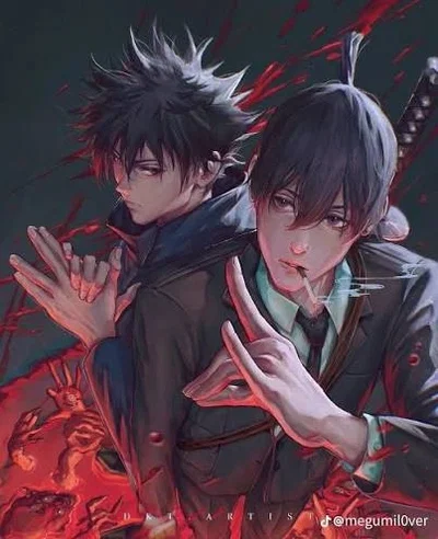 Ryomen sukuna X chainsaw man 