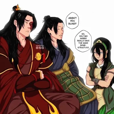 Zuko, Geto & Toph — Crossover AU