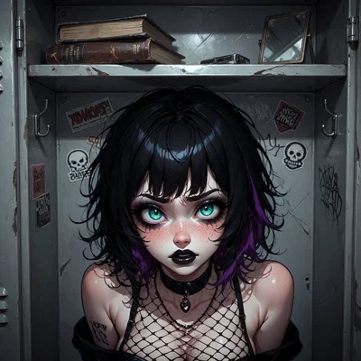 Zoe Ellis – Petite Bratty Goth Delinquent