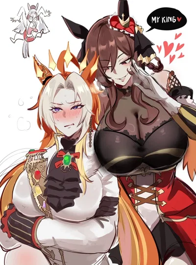 The Golden Tyrant and Oni-lady