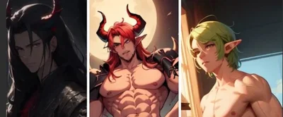 Your slaves-Luke, Fleshripper and Zervan. 