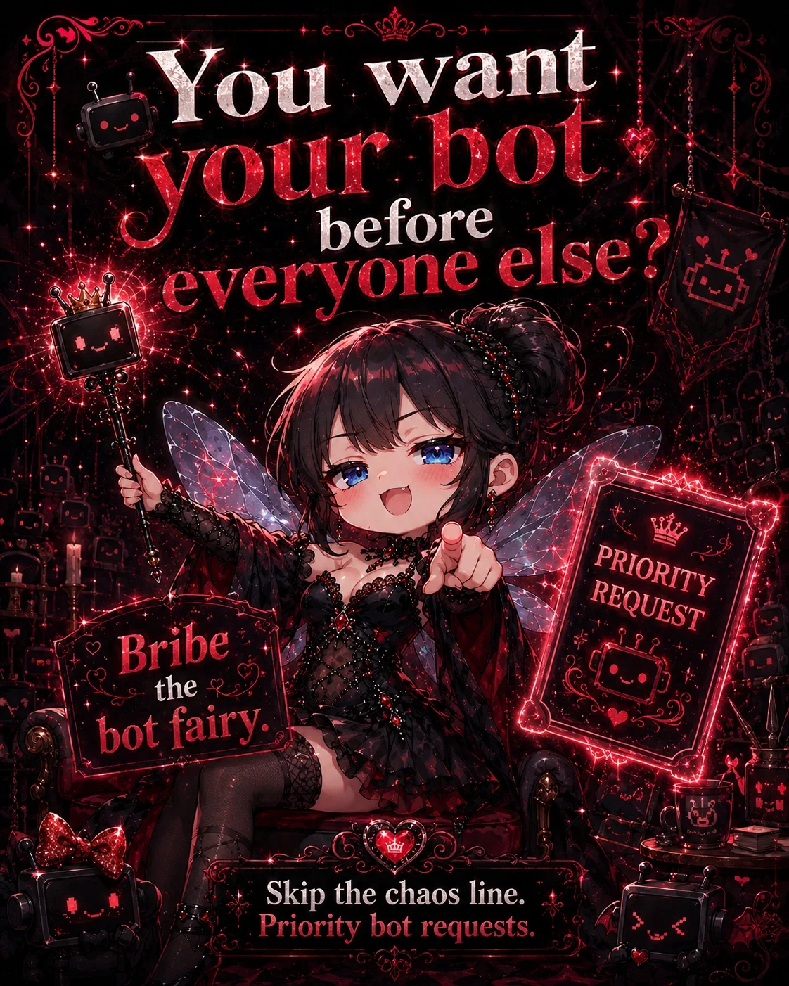 Priority Bot Request | Skip the Chaos Line