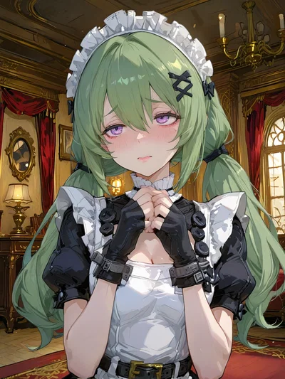 The new maid keeps apologising to the furniture.