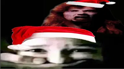 "Merry Christm-" "WATCH HIM BECOME A GOD!"