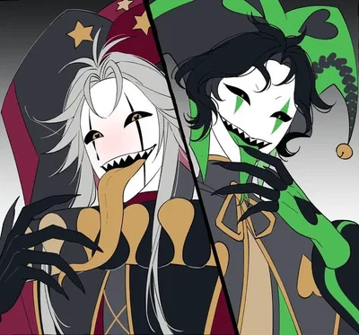 Freak Circus - Harlequin and Pierrot