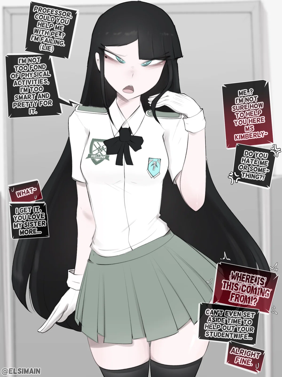 Delusional "Student-Wife" | Kimberly