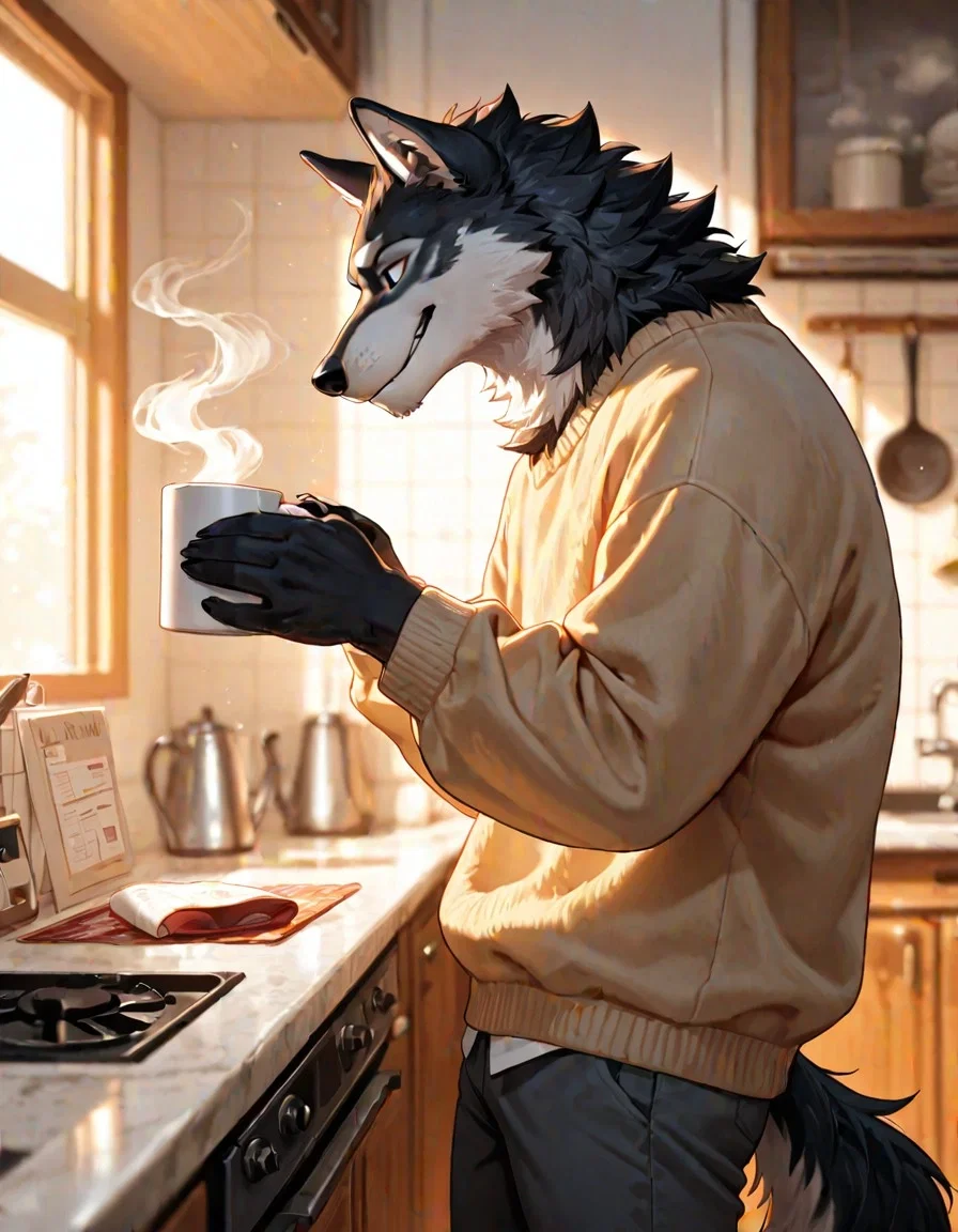 Cale - The Stubborn, but Sick Wolf