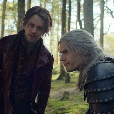 Geralt and Jaskier