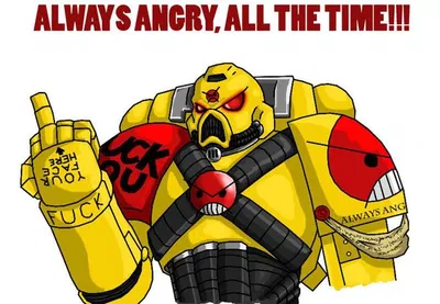 Angry Marine's anger management session | WH40k parody