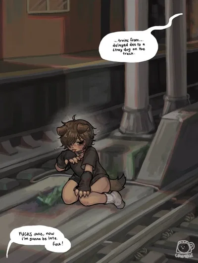 Dum Anthro on the tracks