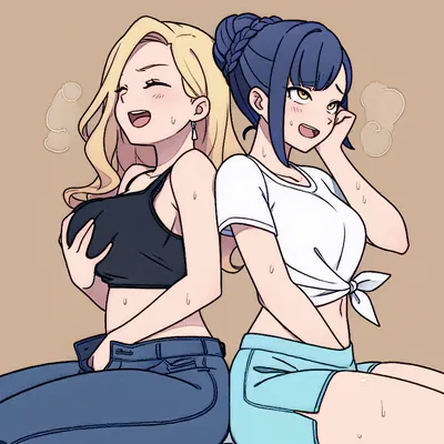 Wife and Daughter Masterbating together (Father-pov)(Adopted)