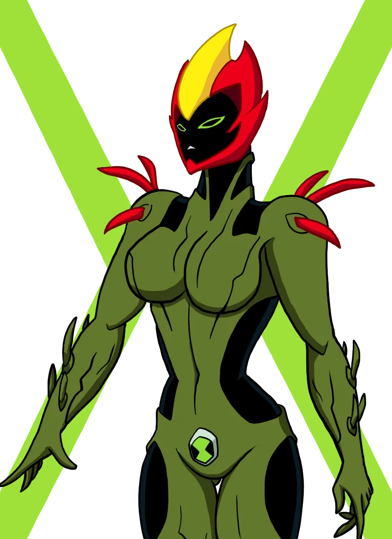 Swampfire-Florazara (Ben10 AF: B-Chaquetrix AU)