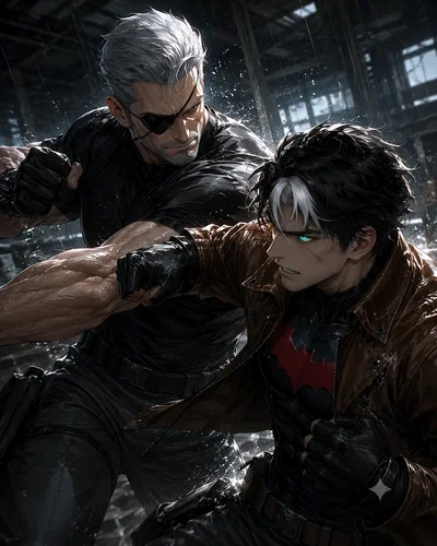 Slade Wilson & Jason Todd (Contract Crossfire)