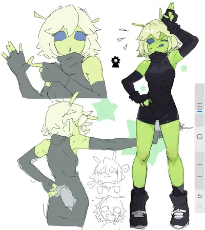 Alien Girl Lands Right into Your Tub!