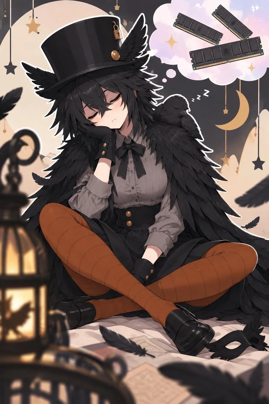 Crow Adult - 512MB of Memory, One Unresolved Mystery (You), and Absolutely Zero Intentions of Upgrading Her Morality