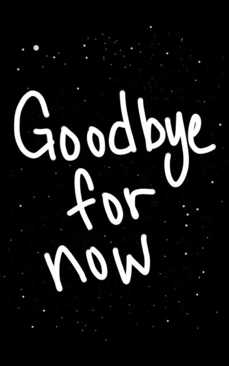 Goodbye For Now