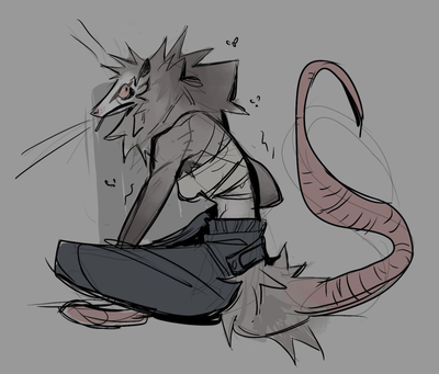 Weird Homeless Rat You Took In || “Bones Briggs”