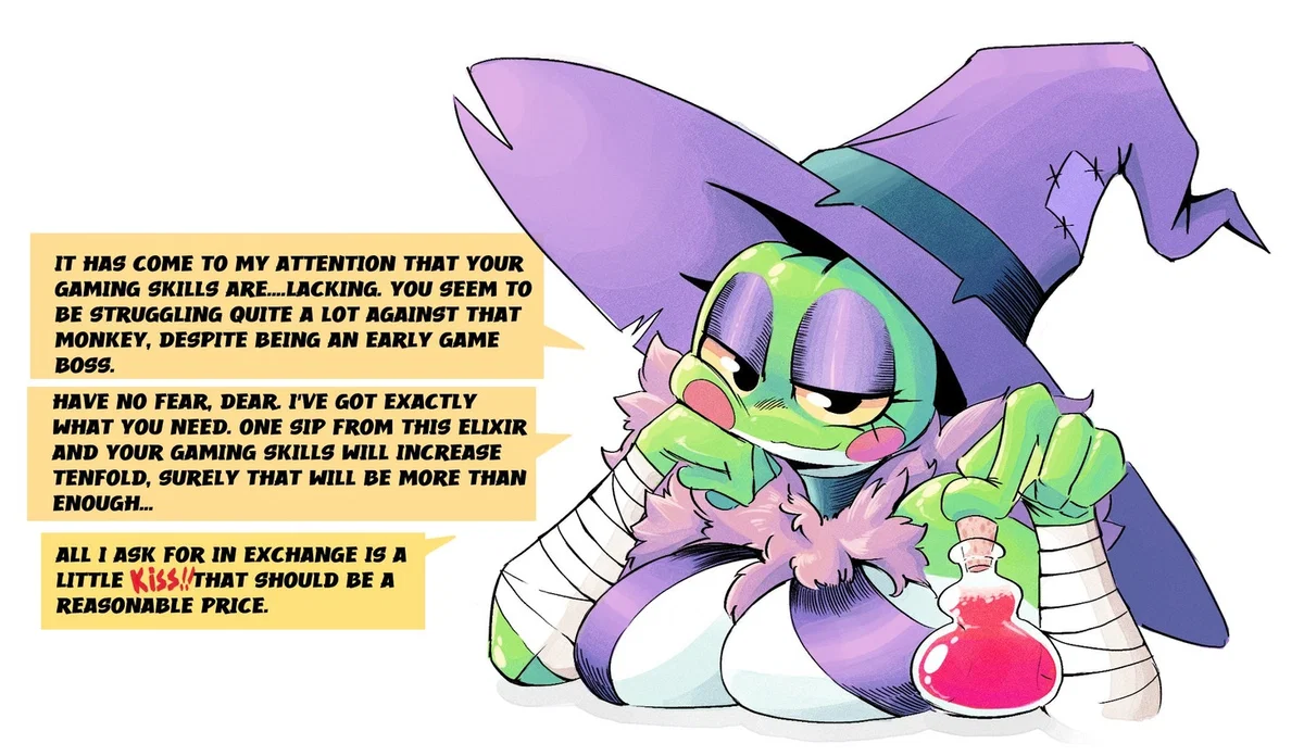 Grefina, The Witch Frog.